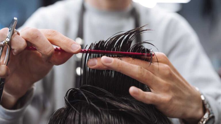 men's haircut