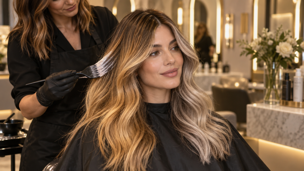 Brassy to Cool Balayage Transformation